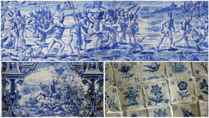 Mosaicos Portugal, Los azulejos pueden representar hechos históricos, religiosos o sólo motivos decorativos