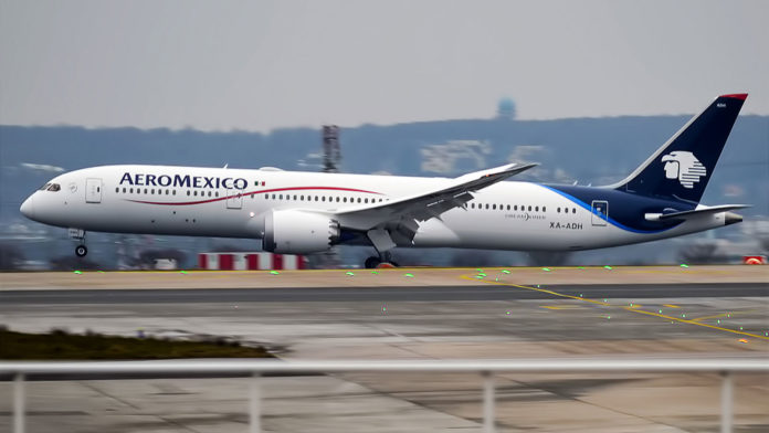 Aeroméxico realiza sus vuelos a Europa con equipos Boieng 787 Dreamliner