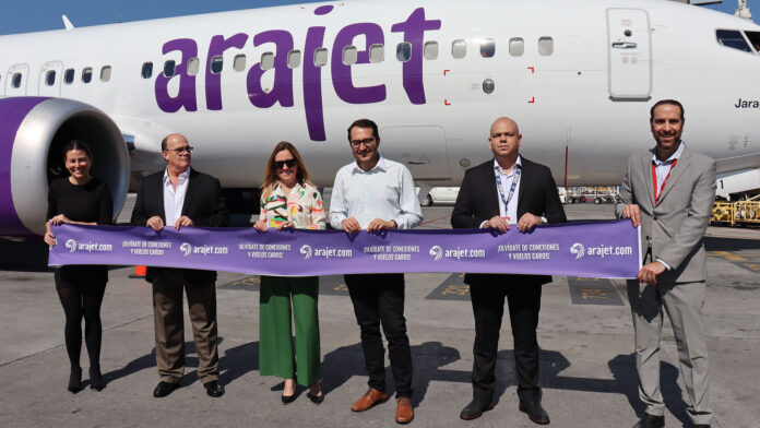 Arajet llega a Monterrey con vuelo directo de República Dominicana