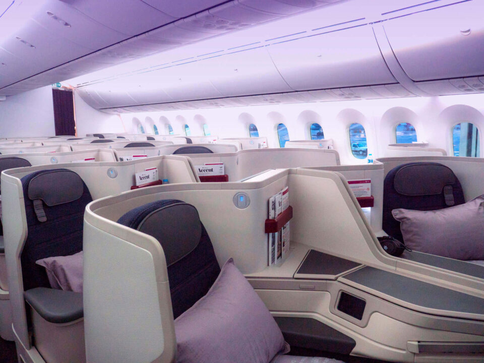 El Boeing 787 Dreamliner además de eficiente cuenta con todas la comodidades
