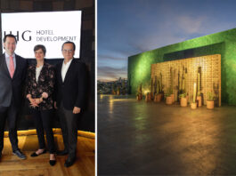 Paul Adan, Julienne Smith y Jorge Paez, ejecutivos de IHG Hotels & Resorts para México, América Latina y el Caribe