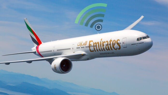 Emirates permite el wi-fi gratuito para todos sus pasajeros