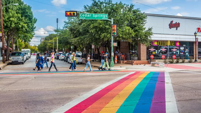 Pride Cross Walk_Oak Lawn_Street