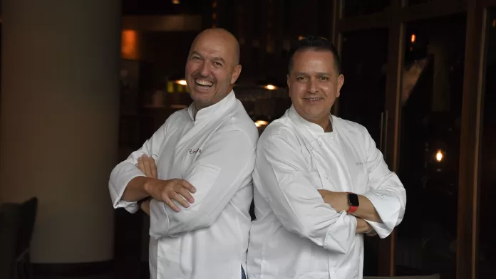 Chefs Iñigo Urrechu y Gerardo Rivera