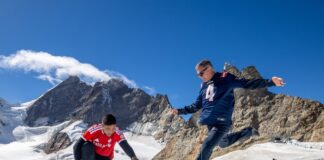 NFL y Alpes suizos: los Patriotas hacen historia en Jungfraujoch